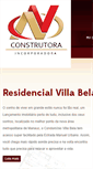 Mobile Screenshot of nvconstrutora.com.br
